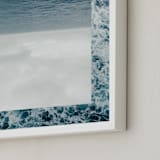 "Waves 2" - Art Print in Marine by lulu and isabelle - Frame Close-up