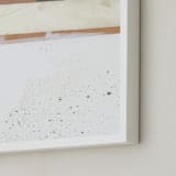 "The Weight of the Sky" - Art Print in Denim by Erin McCluskey Wheeler - Frame Close-up