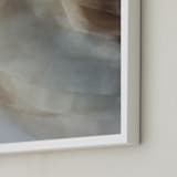 "Whispers of Innocence 1" - Art Print in Glazed Blue by Helen Makadia - Frame Close-up