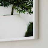 "verdant garden II" - Art Print in leaf by Sara Hicks Malone - Frame Close-up