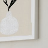 "Centerpiece" - Art Print in Beige by AK Graphics - Frame Close-up
