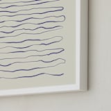 "Infinite Expectation" - Art Print in Tangerine by Adelyn T. - Frame Close-up