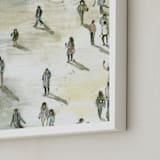 "Berlin at midday" - Art Print in Sand yellow by Lulaloo - Frame Close-up