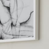 "More Alike than Not" - Art Print in Charcoal by Karen Kaul - Frame Close-up