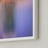 "Tulips in vase" - Art Print in Viva Magenta by Aralyn Griesbach - Frame Close-up