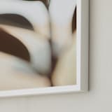 "ficus I" - Art Print in Cream by Anastasia Makarova - Frame Close-up