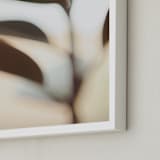 "ficus I" - Art Print in Cream by Anastasia Makarova - Frame Close-up