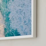 "Mystic Moments" - Art Print in Turquoise Green by Sea and Sky - Frame Close-up