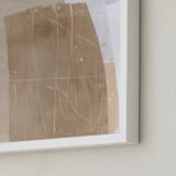 "Paper Plane IV" - Art Print in Rose by Jennifer Daily - Frame Close-up