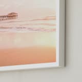 "Sweet Serenity" - Art Print in Dreamy Peach by Rega - Frame Close-up