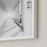 "Arches" - Art Print in Column White by Ilze Lucero - Frame Close-up