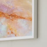"Opal Essence" - Art Print in peach opal by KIMBERLY SMITH - Frame Close-up