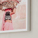 "Strong Women" - Art Print in Blush by LindseyErin - Frame Close-up