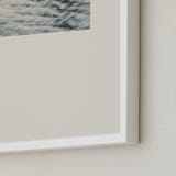 "Sand and Sea 1" - Art Print in Taupe Sand by Shawna Urban - Frame Close-up