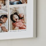 "4 Photo Collage" - Foil Framed Photo in Gold by Hooray Creative - Frame Close-up