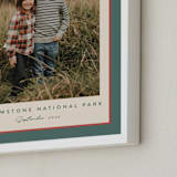 "Framed Photo: Ribbon Frame" - Framed Photo in Sprig by Carolyn MacLaren - Frame Close-up