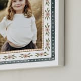"Framed Photo: Embellished Frame" - Framed Photo in Sea by leslie hamer - Frame Close-up