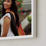 "The Big Picture: Graduation Framed Photo" - Framed Photo in White by Minted - Frame Close-up