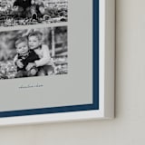 "Stacked Two Photo: Framed Photo" - Framed Photo in Winter Berry by Blustery August - Frame Close-up