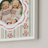 "Framed Photo: Holiday Ribbon" - Framed Photo in Latte by Jackie Crawford - Frame Close-up