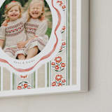 "Framed Photo: Holiday Ribbon" - Framed Photo in Latte by Jackie Crawford - Frame Close-up