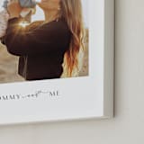 "Framed Photo: Be There" - Framed Photo in Charcoal by Blustery August - Frame Close-up