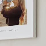 "Framed Photo: Be There" - Framed Photo in Charcoal by Blustery August - Frame Close-up