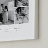 "Framed Photo: Family Gallery" - Framed Photo in Snow by Emily Sabol Goss - Frame Close-up