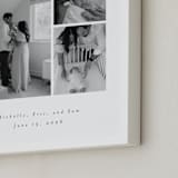 "Framed Photo: Family Gallery" - Framed Photo in Snow by Emily Sabol Goss - Frame Close-up