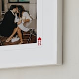 "Framed Photo: Ace of Hearts" - Framed Photo in White by Minted - Frame Close-up