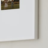 "Framed Photo: Modern Snap" - Framed Photo in White by Minted - Frame Close-up
