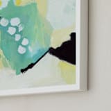 "Splendid Spring" - Art Print in Seafoam by Makewells - Frame Close-up