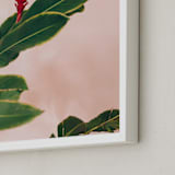 "Pink Hawaiian" - Art Print in Soft Pink by The One With Wanderlust - Frame Close-up