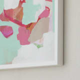 "Atelier" - Art Print in Minty by Makewells - Frame Close-up