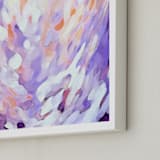 "Petals" - Art Print in Lavender Mist by Grace Kreinbrink - Frame Close-up
