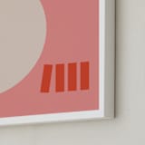 "Giulietta" - Art Print in Olive by Alex Roda - Frame Close-up