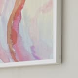 "Come Together" - Art Print in Coral Rust by Grace Kreinbrink - Frame Close-up