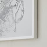 "Drawing 357 - Figure from the Side" - Art Print in Classical Grey by Derek overfield - Frame Close-up