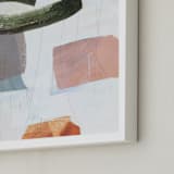 "Monuments 2" - Art Print in Desert Sunset by Jennifer Daily - Frame Close-up