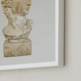 "Classic Cool" - Art Print in Stone by Kelsey Mucci - Frame Close-up