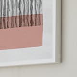 "Color Streak" - Art Print in Dusty Rose by Kiersten Garner - Frame Close-up