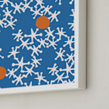 "Fun & Games III" - Art Print in Blue by Ampersand Design Studio - Frame Close-up