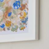 "Cornflower" - Art Print in Cornflower Blue by Suzanna Toole - Frame Close-up