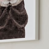 "Baby Animal Sea Otter" - Art Print in Coffee by Cass Loh - Frame Close-up