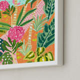 "Magic Jungle" - Art Print in Original by Sara Berrenson - Frame Close-up