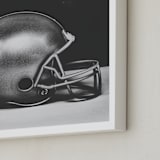 "armour" - Art Print in steel grey by Alicia Abla - Frame Close-up