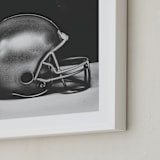 "armour" - Art Print in steel grey by Alicia Abla - Frame Close-up