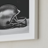"armour" - Art Print in steel grey by Alicia Abla - Frame Close-up