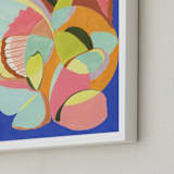 "Butterfly Dream" - Art Print in Cobalt Blue by Eunmee Studio - Frame Close-up