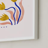 "A Flower For You, A Flower For Me III" - Art Print in Peony by Kayla King - Frame Close-up